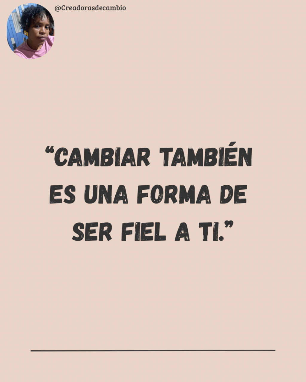 Señales silenciosas de que ya no eres la&nbsp;misma